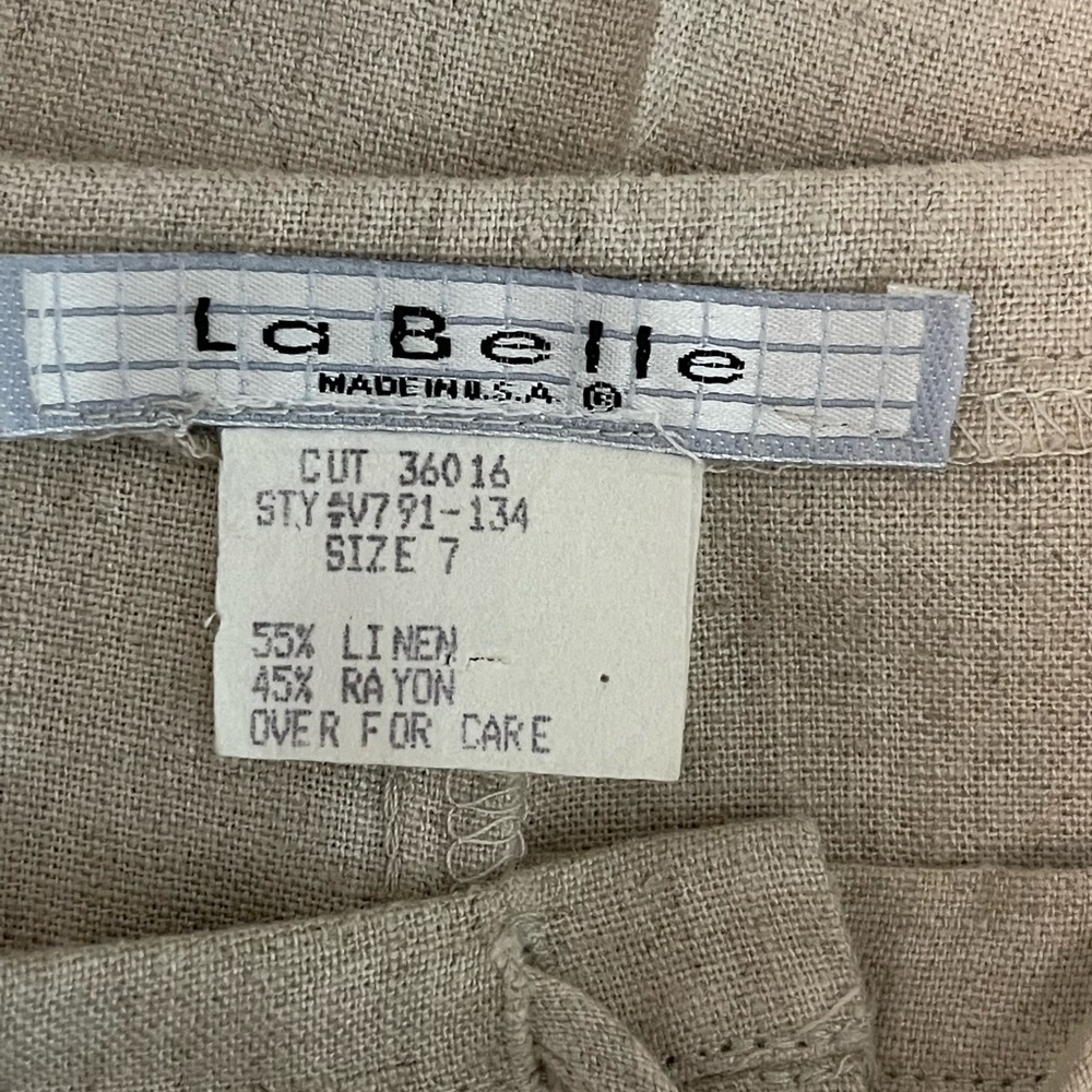 La Belle Juniors linen drawstring pants - Picture 4 of 6